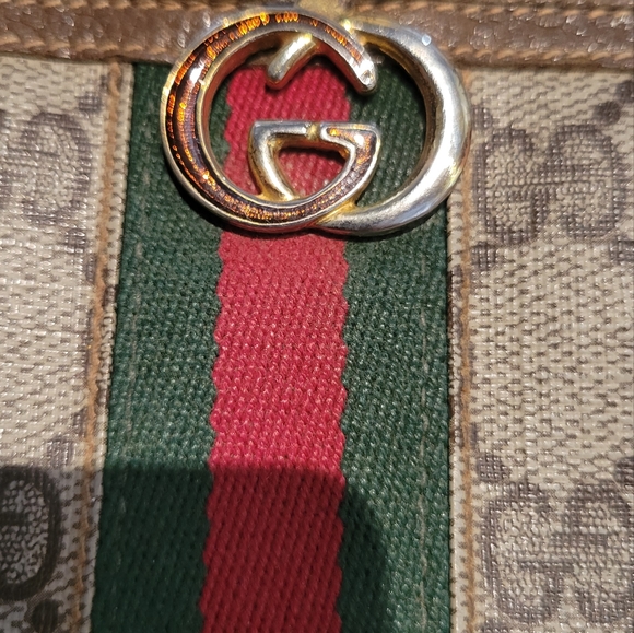 Gucci Tan "GG" Supreme Coated Canvas And Leather Bi-Fold Wallet - Picture 5 of 13